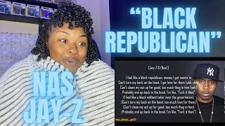 First Time Hearing quotBlack Republicanquot Nas Ft JayZ REACTION  HISTORY IS MADE [upl. by Alleuqahs]