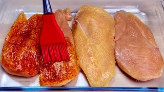 C’est la poitrine de poulet la plus savoureuse que j’ai jamais mangé‼️ Recette de poulet facile [upl. by Ayihsa]