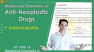 Anticancer Drugs Medicinal Chemistry Part 3 Antimetabolites Medicinal Chemistry [upl. by Tegdig]