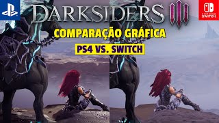 DARKSIDERS 3  PS4 Vs Nintendo Switch  Comparação gráfica Directfeed gameplay [upl. by Raymund]