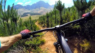 Welp good luck topping this one  Mountain Biking Jonkershoek in South Africa [upl. by Henigman]