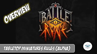 BATTLERUNE  Archvillain Games  NEW Tabletop Miniatures Rules ALPHA  Overview [upl. by Asecnarf]