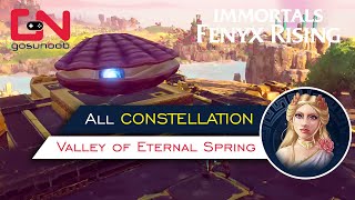 Immortals Fenyx Rising All Constellation Puzzle Valley of Eternal Spring Aphrodite Challenges [upl. by Wsan]