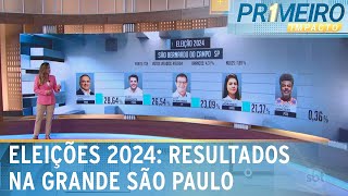 Eleições 2024 veja os resultados nas cidades da Grande SP  Primeiro Impacto 071024 [upl. by Notlrahc]