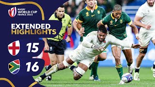 Springboks SENSATIONAL comeback  England v South Africa  Rugby World Cup 2023 Extended Highlights [upl. by Ellen]