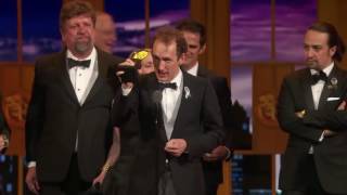 70th Tony Awards 2016  Acceptance Speech for Best Musical quotHamiltonquot [upl. by Sholom621]