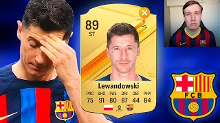 LEWANDOWSKI JÄTTÄÄ BARCAN  BARCELONA CAREER MODE 7 [upl. by Nitsirt]