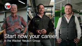 Career at the Wacker Neuson Group Outgrow Yourself [upl. by Tertius874]