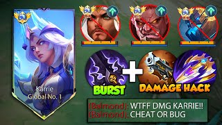 KARRIE FULL DAMAGE BUILD CAN EASILY DOMINATE TANKY ENEMIES🔥 KARRIE BEST BUILD 2024 PLS TRY [upl. by Grant]