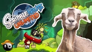 ► Era uma vez o Bode perneta e a Piroga vermelha ☯ Scribblenauts unlimited [upl. by Ressan]