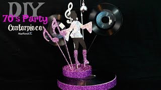 DIY Party Decorations on a Budget  20 DIY 70s Disco Centerpiece  DIY Tutorial [upl. by Nyladnohr]