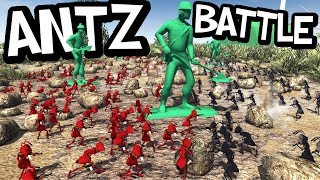 Huge ANT Armies fight for the Giant Army Men  Armies of the Undergrowth mod [upl. by Aynna]