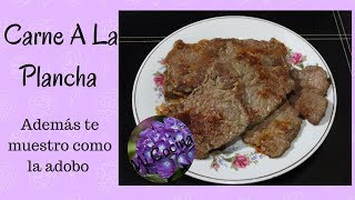 CARNE A LA PLANCHA  Mi Cocina [upl. by Barthol112]