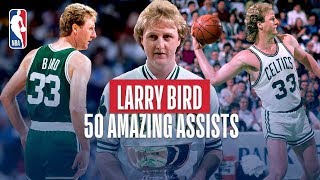 Larry Bird  50 Amazing Assists [upl. by Acysej755]