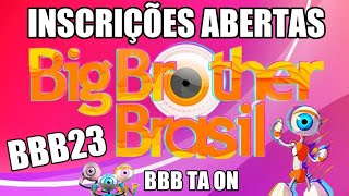 COMO SE INSCREVER NO BBB 2023  INSCRIÇÕES ABERTAS PARA BBB23 [upl. by Ashbey]