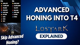 Lost Ark Explained Advanced Honing Into T4 [upl. by Ehling]