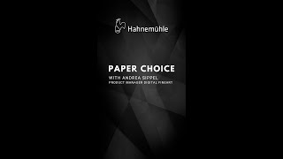 Hahnemühle Paper Choice with Andrea [upl. by Sloatman480]