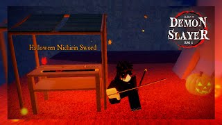 DSRPG Halloween Nichirin Sword Showcase  Demon Slayer RPG [upl. by Henrietta]