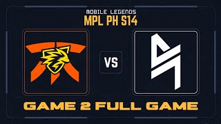 FNOP vs BLACKLIST GAME 2  MPL PH S14 [upl. by Ty]