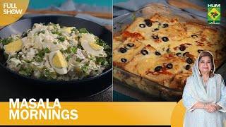 Sandwich Lasagne amp Potato Egg Salad  Best Of Masala Mornings  Shireen Anwar  MasalaTv [upl. by Allana]