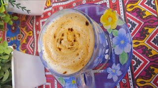 Only 3 minutes homemade cappuccino recipe  Instant coffee recipe trending [upl. by Aihsekyw]