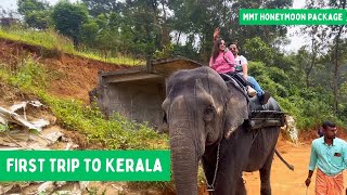 Our First trip after wedding 🛫  Kerala  MakeMyTrip Honeymoon Package  Valara waterfall [upl. by Janenna]