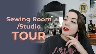 A Sewing Room  Studio Tour [upl. by Vasquez]