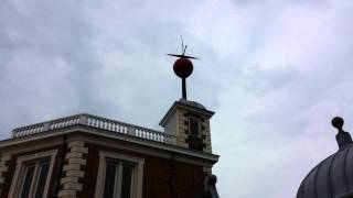 Timeball drops at Royal Observatory in Greenwich [upl. by Nedac465]