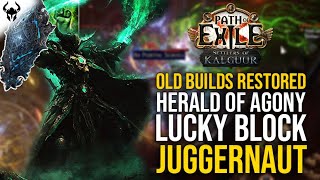 NEW SVALLIN MINION TRIGGER TECH Herald of Agony Juggernaut Build Guide  PoE 325 Settlers [upl. by Eneg]