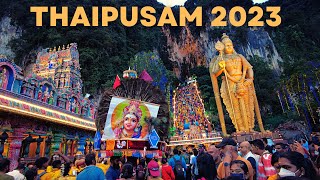 THAIPUSAM IN BATU CAVES MALAYSIA 2023  THE KAVADI [upl. by Lleunamme183]