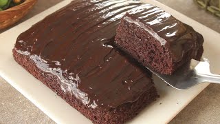 Perfect Chocolate Cake Recipe with 1 egg 😍 Recipe By Chef Hafsa [upl. by Salb591]