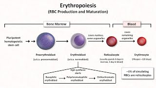 Normal RBC Physiology Including erythropoiesis [upl. by Ayotnom555]