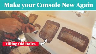 Fiberglass Console Repair  Step By Step Filling holes amp Cracks DIY Boat Restoration [upl. by Robson]