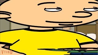 Caillou Abuses GoAnimate LogicCauses the Moon and Earth to CollideBanished to the 5th Dimension [upl. by Namaan]