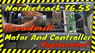 Nordictrack T65S Motor And Controller Replacement No Unnecessary Dialogue [upl. by Siubhan]