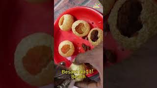 Unlimited Pani Puri  Besant Nagar Beach shorts [upl. by Dahaf350]