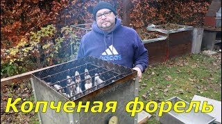 Копченая форельКак коптить форельОгород Баварский [upl. by Assilym591]