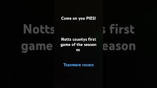 notts first game of the 24 to 25 season [upl. by Alrahs]