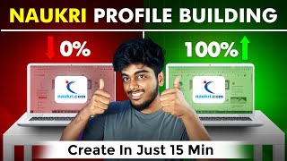 Step by step guide to create your Naukri profile  For IT Job freshers [upl. by Matheson18]