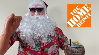 Beach Santa Animatronic 2024 Home Depot Unboxing amp Demo [upl. by Reave]