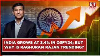 Indias GDP Grows At 84 Nifty Sensex Hit Record High  Why Is Raghuram Rajan Trending [upl. by Eignat]