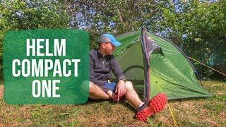 Helm Compact 1 Tent How NOT To Pitch amp My First Impressions [upl. by Lach]