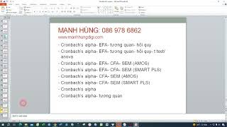 Sửa số liệu cronbachs alpha chạy SPSS cho kết quả đẹp full bài Liên hệ zalo dịch vụ 086 978 6862 [upl. by Claudianus]