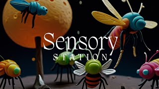 Sleepy Time Music and 60min 528hz Soothing Baby Sensory Experience [upl. by Janice]