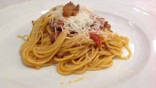 Spaghetti allAmatriciana ricetta espressa [upl. by Alue]