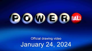 Powerball drawing for January 24 2024 [upl. by Macri]