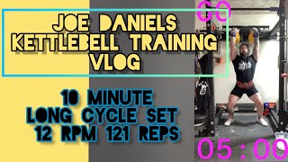 10 minute Kettlebell Long Cycle 121 reps 2x16kg  Joe Daniels Kettlebell Training Vlog [upl. by Lina700]