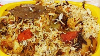 HYDERABADI VEG DUM BIRYANI  हैदराबादी वेज दम बिरयानी हैदराबादी ढाबा स्टाइल [upl. by Hyo]