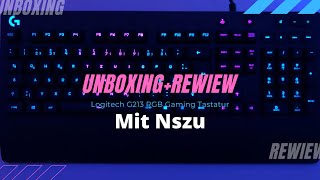 Logitech G213 Prodgy Gaming Tastatur Günstige RGB Tastatur Deutsch [upl. by Nellda]