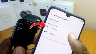 How To CONNECT W26 Plus Smart Watch To Phone WITHOUT App 🤩🤩 [upl. by Ahsenac]